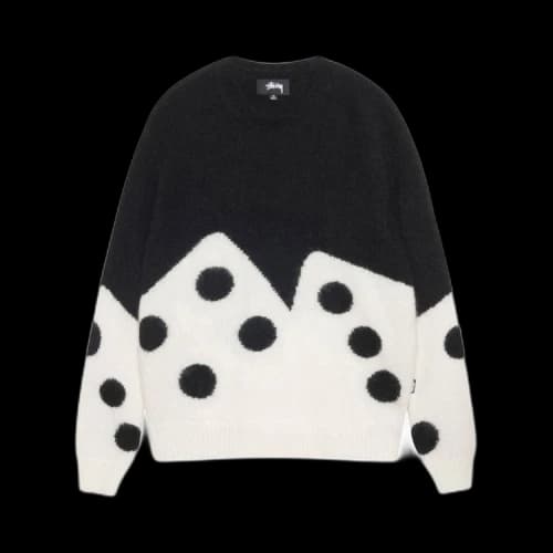 Stussy Dice Fuzzy Crew 'Black'
