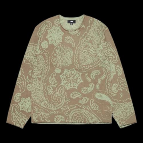 Stussy Paisley Sweater 'Brown'