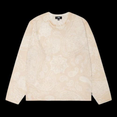 Stussy Paisley Sweater 'Natural'