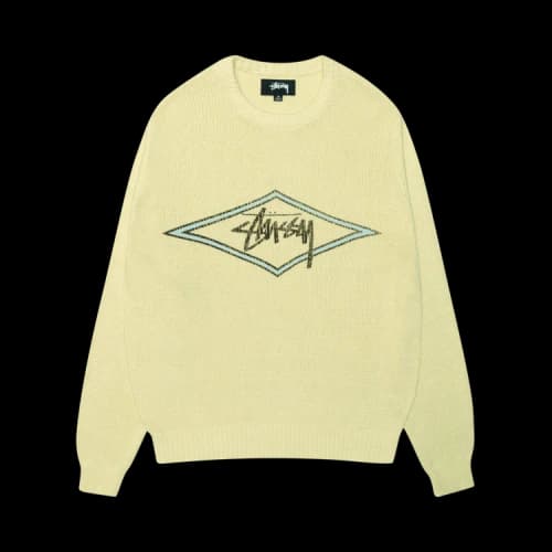 Stussy Surf Team Sweater 'Faded Lime'