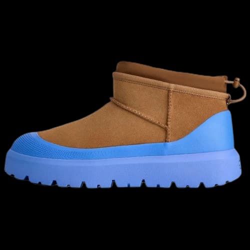 UGG Heritage Weather Hybrid Cow Split Leather Thermal Fashion Comfortable Fleece Lined, Colorful Case Short Snow Boots