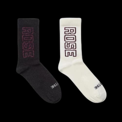Martine Rose Fluffy Sock (Multipack) 'Black/White'