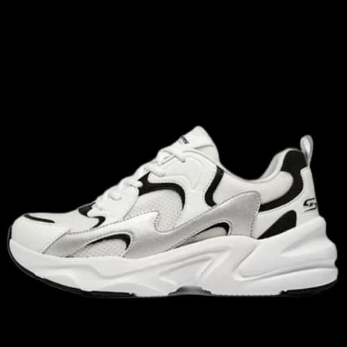 Skechers Bobs Bamina 2 'White Black Silver'