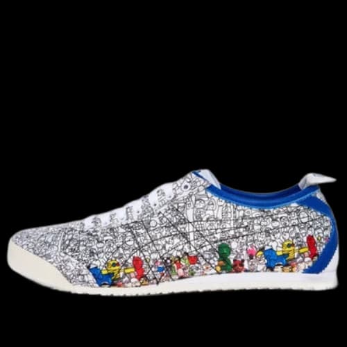 Onitsuka Tiger x Kanta&Kaede Mexico 66 Sneakers 'White Black Blue'