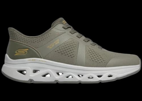 Skechers Slip-ins BOBS Sport Arc Waves Remix Feel Grounded Olive