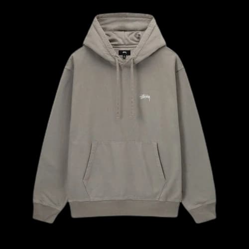 Stussy Overdyed Stock Logo Hoodie Sand