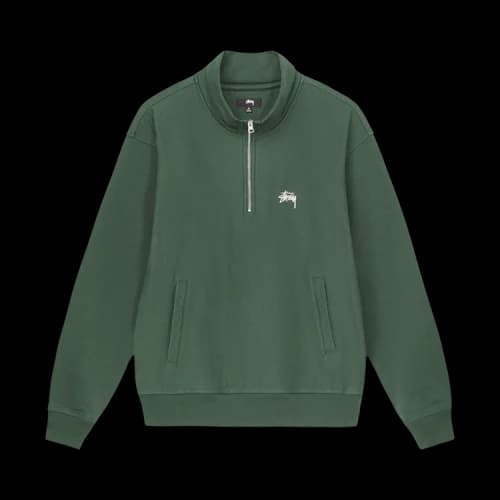 Stussy Overdyed Stock Logo Mock 'Forest'