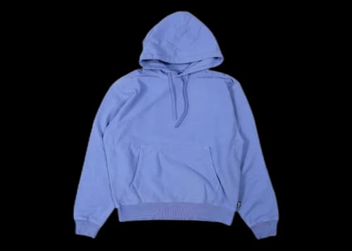 Stussy Pigment Dyed Fleece Hoodie Ultramarine