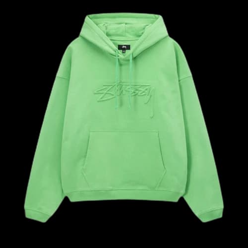 Stussy Relaxed Oversized Hoodie Green
