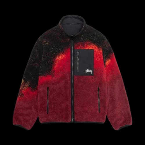 Stussy Sherpa Reversible Jacket 'Lava'
