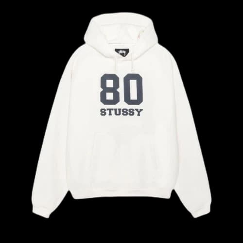 Stussy 80 Relaxed Hoodie 'Off White'