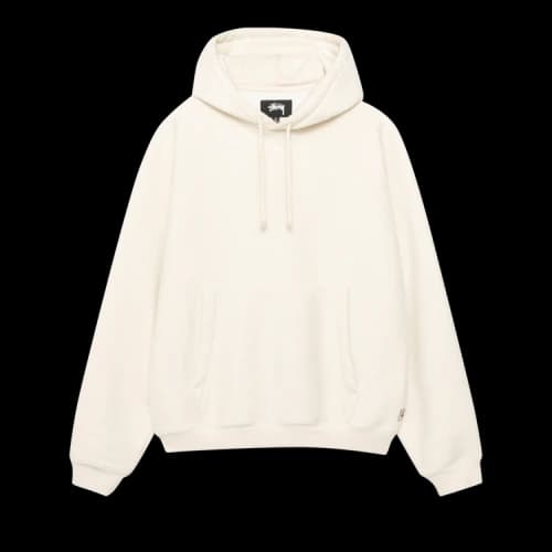 Stussy Fleece Raglan Hoodie 'Natural'