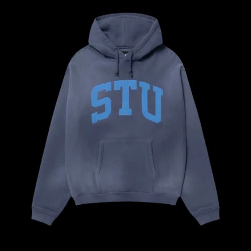 Stussy Stu Appliqué Hoodie 'Blue'