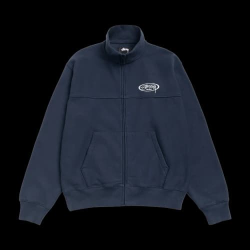 Stussy Fleece Track Jacket 'Navy'