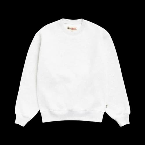 Stussy Fleece Crew 'Ash Heather'