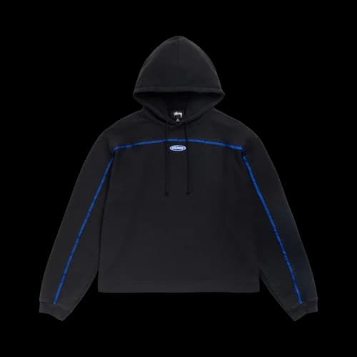 Stussy Oval Pullover Hoodie 'Black'