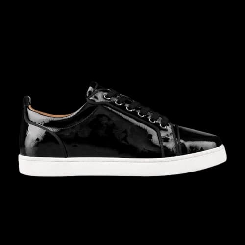 Christian Louboutin Louis Junior Orlato Flat 'Black Patent'