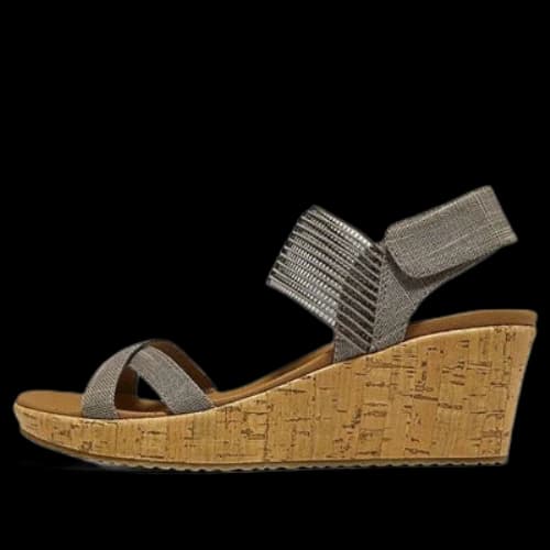Skechers Cali Beverlee Casual Outing 'Grey Khaki' (Women's)
