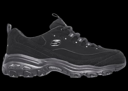 Skechers D'Lites Play On Black (Women's)