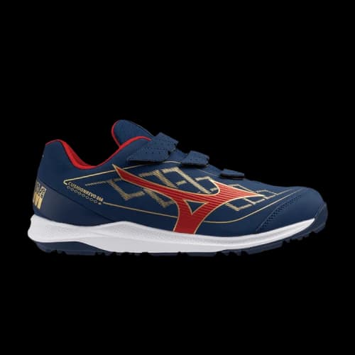 Mizuno Cushionrevo Dia Trainer Wide 'Navy Red Gold'