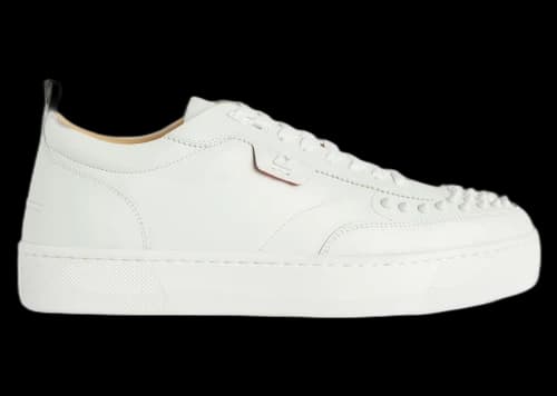 Christian Louboutin Happyrui Spikes Flat White