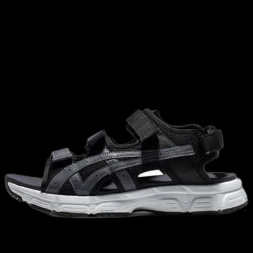 ASICS Kahana SD 2 Fashion Retro Sports Unisex Black Gray Sandals 'Black Gray'