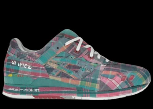 ASICS Gel-Lyte III '07 Remastered Comme des Garçons SHIRT Pink Plaid