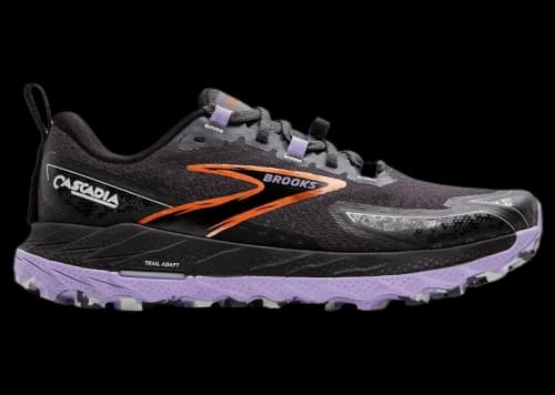 Brooks Cascadia 18 Ebony Sweet Lavender Copper (Women's)
