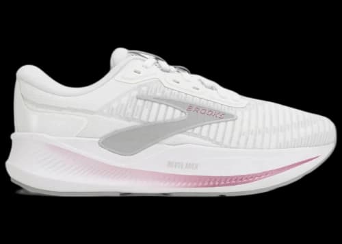 Brooks Revel Max White Harbor Mist Metallic (Women's)