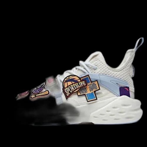 ANTA Baas Velcro 'White Blue' 122018087-3 (Women's)
