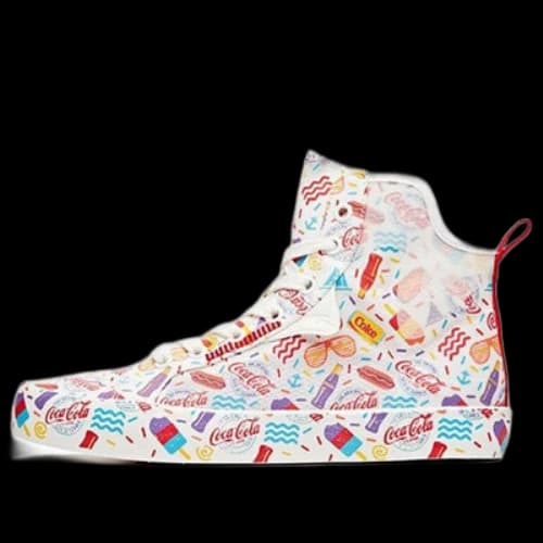 ANTA x Coca Cola Canvas 'White Multi-Color' (Women's)