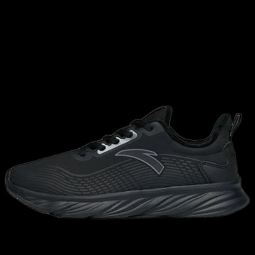 ANTA Running Series Sneakers Leather with Fleece 'Black' (Women's)