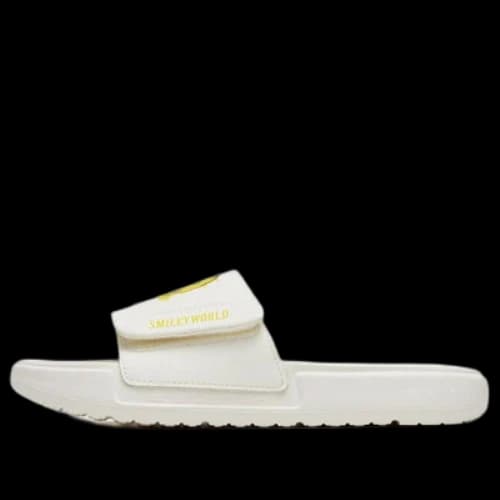 ANTA Slides 'White with Smiley Face' (Women's)