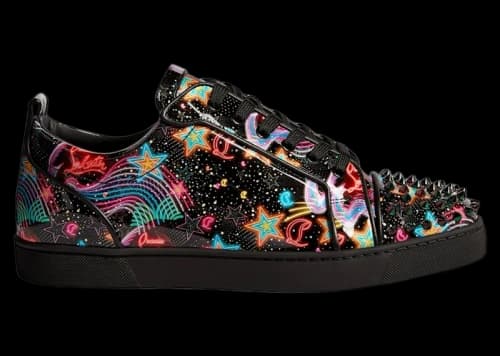 Christian Louboutin Louis Junior Spikes Orlato Starlight