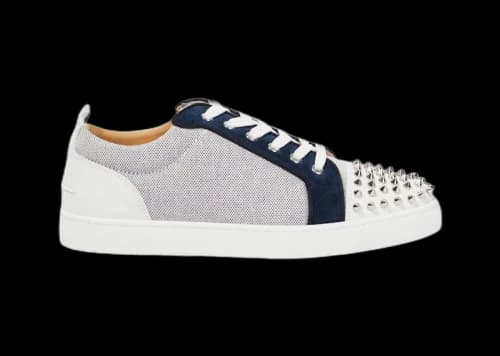 Christian Louboutin Louis Junior Spikes Orlato Navy