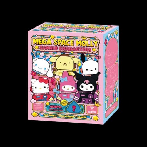 Pop Mart Mega Space Molly Sanrio Characters Series Single Blind Box 400% 'Mystery'