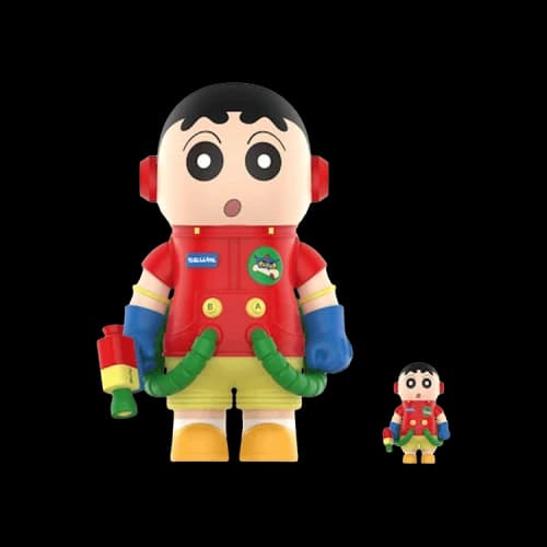 Pop Mart Mega Space Molly Crayon Shinchan 100% & 400% Set