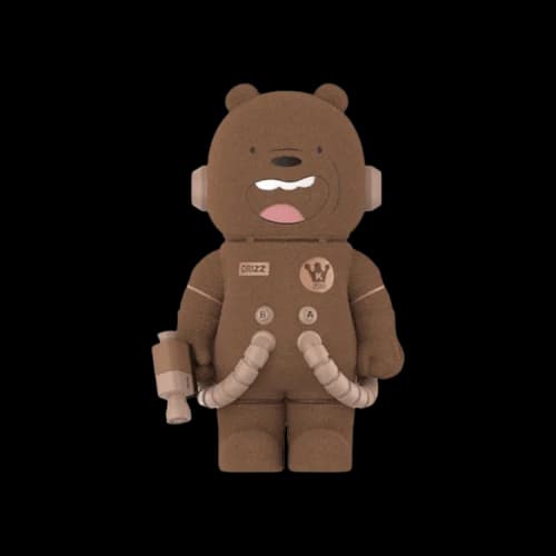 Pop Mart Mega Space Molly We Are Bears 400% 'Grizz'
