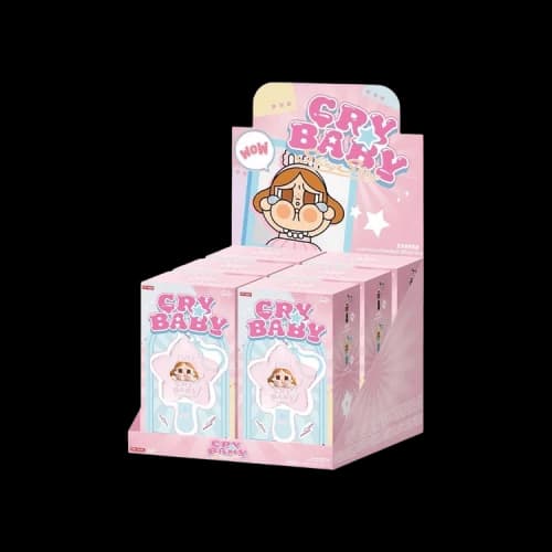 Pop Mart CRYBABY SHINY SHINY Series Luminous Pendant Sealed Case 'Mystery' (6 Blind Boxes)