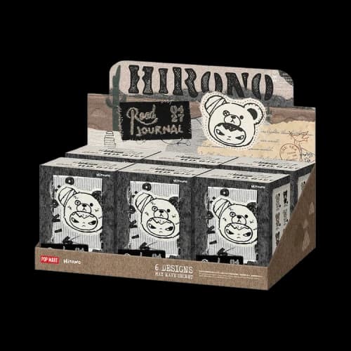 Pop Mart Hirono Road Journal Series Plush Doll Pendant Sealed Case (6 Blind Boxes) 'Mystery'