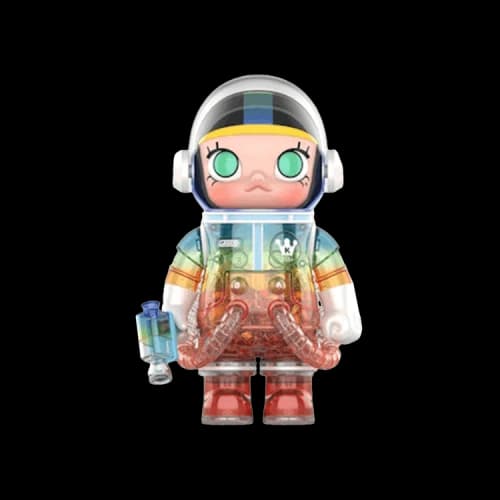 Pop Mart Mega Collection Space Molly Soft Drink Series 400% 'Rainbow Paradise' (Secret Edition)