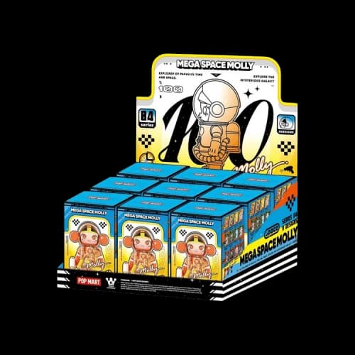 Pop Mart Mega Space Molly Series 4 100% Sealed Case 'Mystery' (9 Blind Boxes)