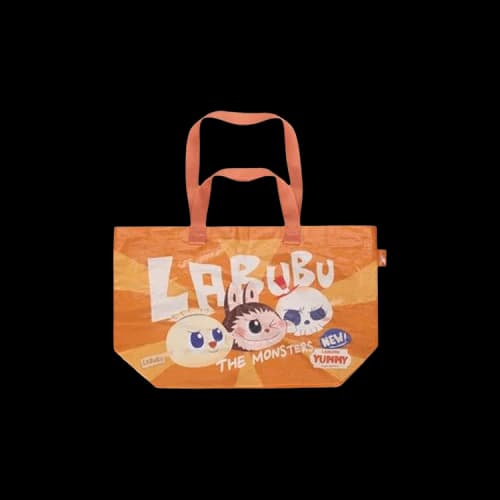 Pop Mart Labubu THE MONSTERS Wacky Mart Series Shopping Bag 'Orange'