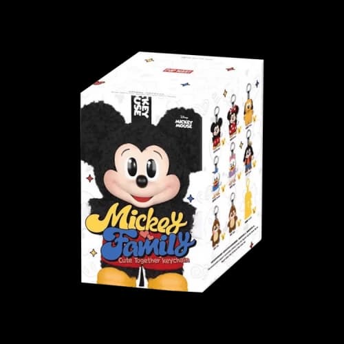 Pop Mart Disney Mickey Family Together Series Plush Keychain Sealed Single Blind Box 'Mystery'