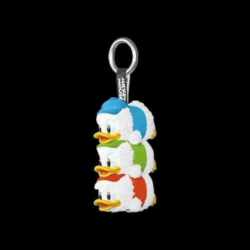 Pop Mart Disney Mickey Family Together Series Secret Edition Huey, Dewey, Louie Plush Keychain 'White' (Secret Version)