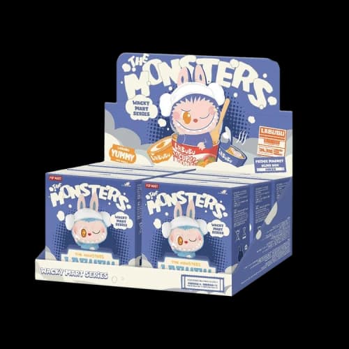 Pop Mart Labubu THE MONSTERS Wacky Mart Series Fridge Magnet Sealed Whole Set 'Mystery' (6 Blind Boxes)