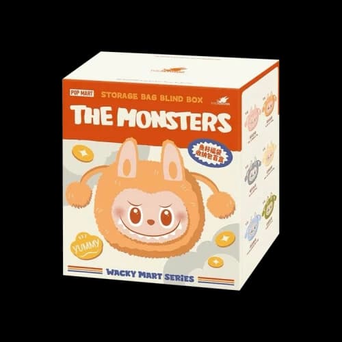 Pop Mart Labubu THE MONSTERS Wacky Mart Series Storage Bag Sealed Case 'Mystery' (6 Blind Boxes)