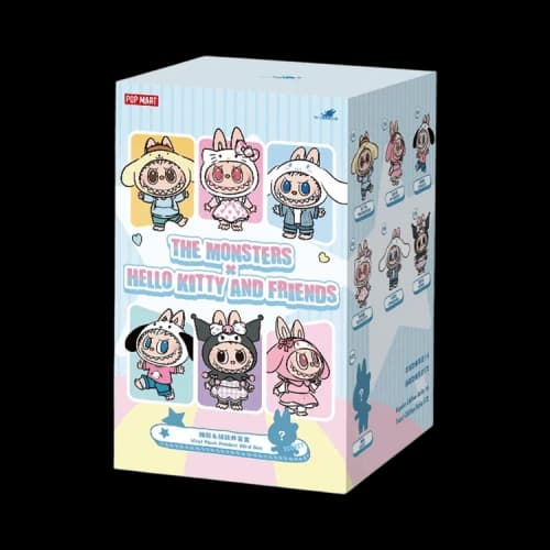 Pop Mart THE MONSTERS x Hello Kitty & Friends Series-Vinyl Plush Pendant Single Blind Box 'Mystery'
