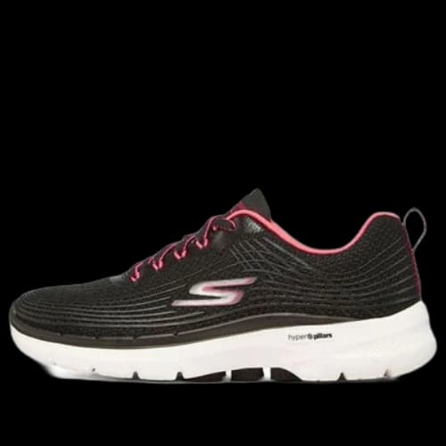 Skechers Go Walk 6 'Stunning Glow - Black Hot Pink' (Women's)