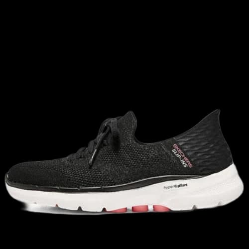 Skechers Go Walk 6 Lace Up 'Black Pink' (Women's)